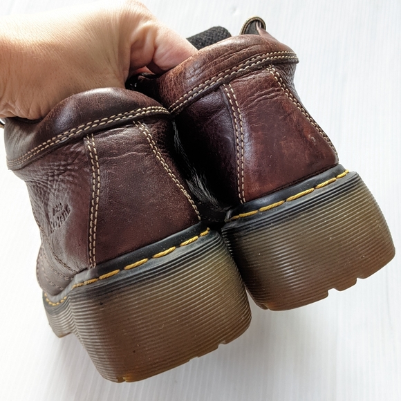 DOC MARTENS 10447 90s Y2K Vintage Chunky Chonky Platform High Top Boots - Picture 10 of 16